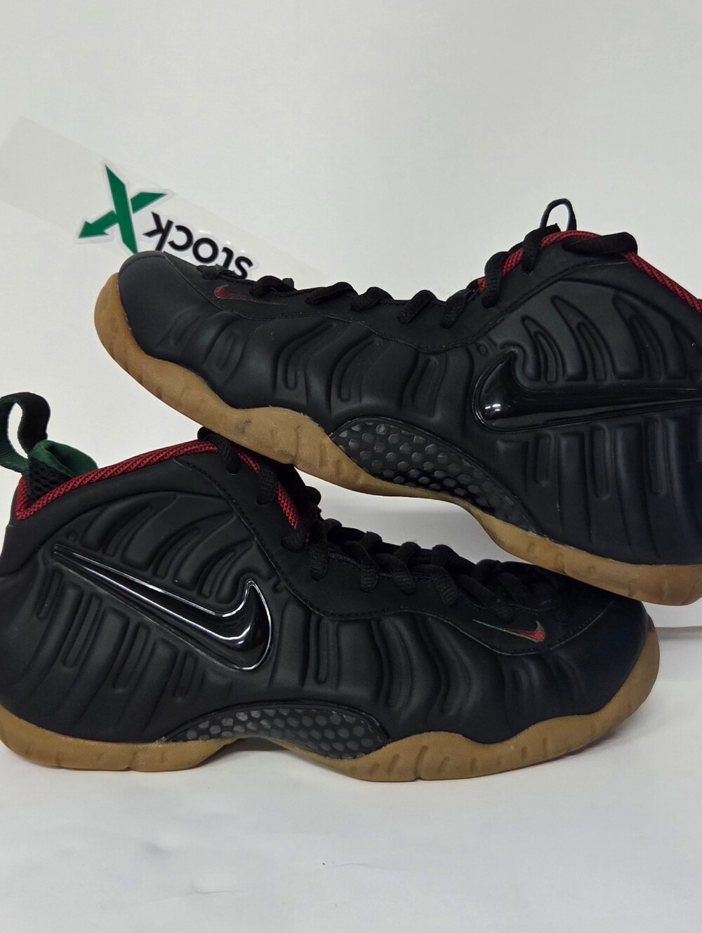 Nike Air Foamposite Pro BLACK/RED/GREEN Men 8.5